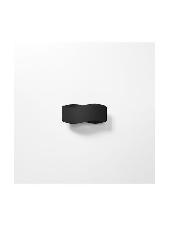 Sollux Tila Modern Lamp Wall with Socket G9 Black 30x15x15cm