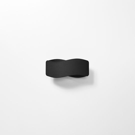 Sollux Tila Modern Lamp Wall with Socket G9 Black 30x15x15cm