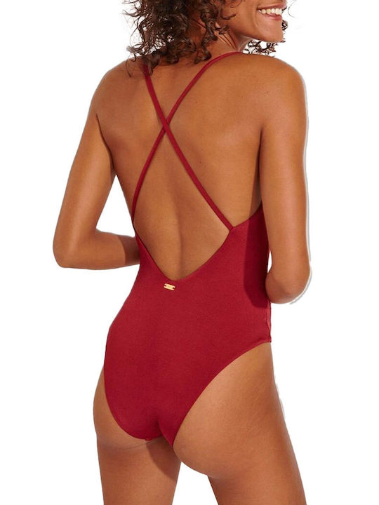 Banana Moon Alkira Talasi One-Piece Swimsuit Purple