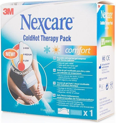 Nexcare Comfort Gel-Kompresse Kälte-/Wärmetherapie Knie 26x11cm 150ml