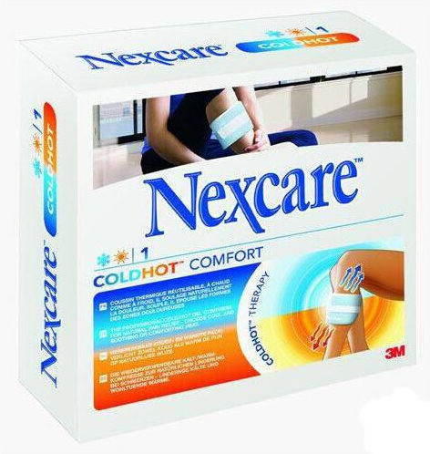 Nexcare Comfort Gel-Kompresse Kälte-/Wärmetherapie Knie 26x11cm 150ml