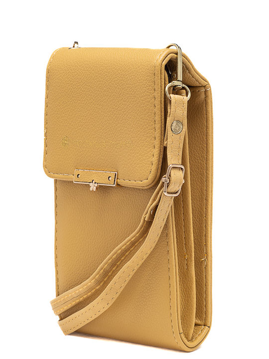 Voi & Noi Women's Mobile Phone Bag Yellow