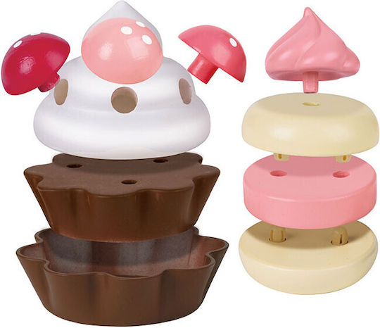 Hape Strawberry Dessert Wooden for 3 Plus Years 7 Pieces