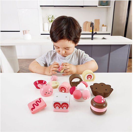 Hape Strawberry Dessert Wooden for 3 Plus Years 7 Pieces