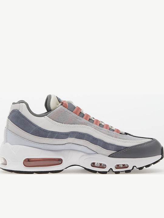 Air Max 95 Men's Sneakers Vast Gray Red Stardust Cool Gray