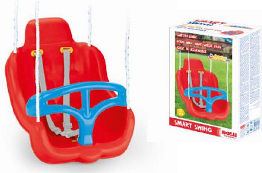 Zita Toys Plastic with Protector and Seatbelt Swing Smart 41x41cm for 1+ years Red