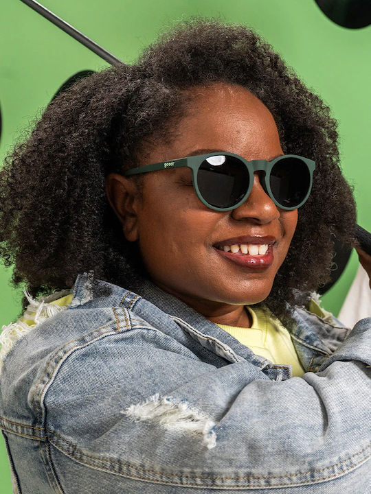 Goodr I Have These On Vinyl Unisex Sunglasses with Black Plastic Frame and Gray Lens
