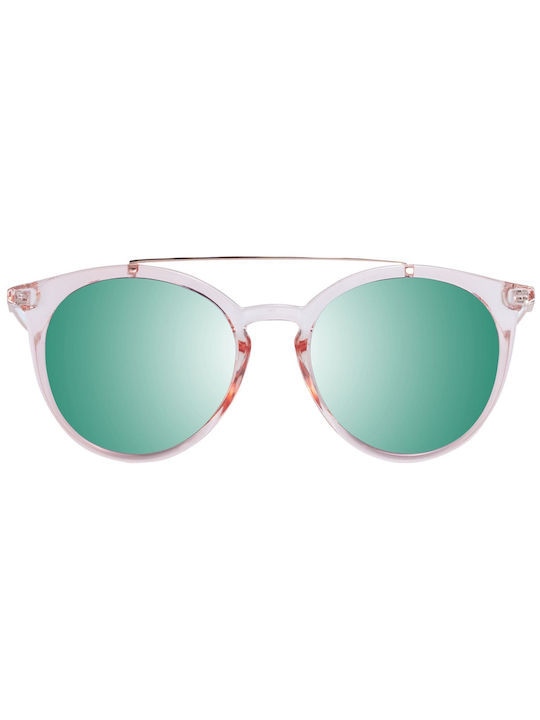 Skechers Sonnenbrillen mit Rosa Rahmen und Grün Linse SE6107 72U