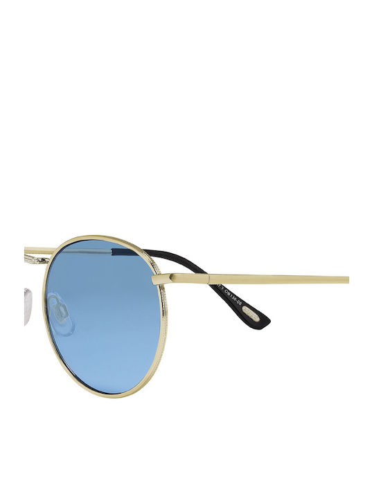 Zippo Eyewear Sunglasses Silver with Metal Frame & Blue Lens Zippo Eyewear Sunglasses Silver with Metal Frame & Blue Lens