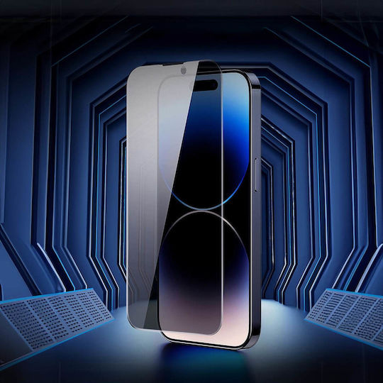 Baseus Filter Anti Spy 0.4mm Privacy Full Face Tempered Glass (iPhone 12 / 12 Pro)