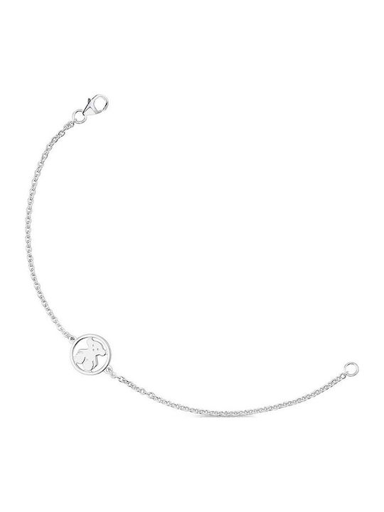Tous Women's Silver Chain Bracelet 17.5cm