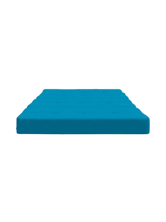 vidaXL Pernă Waterproof Pentru Pat De Soare Cu Spătar Albastru Deschis 2 Bucăți 55x180 cm