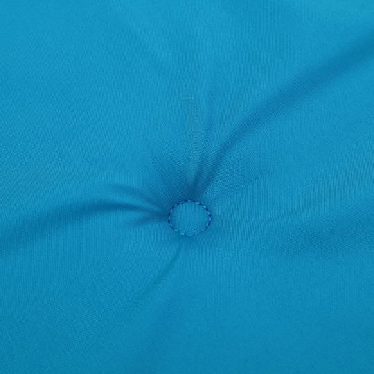 vidaXL Wasserdichtes Sonnenbank-Kissen mit Rückenlehne Hellblau 2Stück 55x180cm