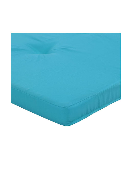 vidaXL Wasserdichtes Sonnenbank-Kissen Mit Rückenlehne Türkis 2Stück 55x180cm