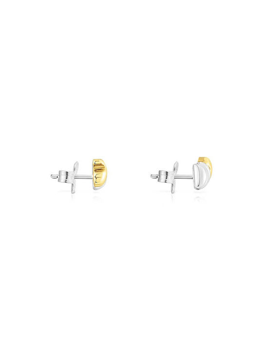 Tous Women's Silver Studs Earrings for Ears