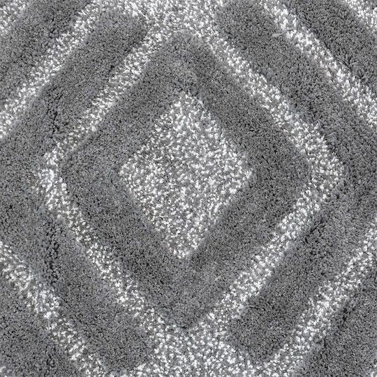 Lino Home Rutschfest Badematte Baumwolle Rechteckig Vengo 2500000763 Grey 60x100cm