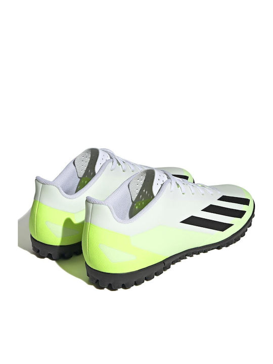 adidas X Crazyfast.4 Football Shoes with Molded Cleats White