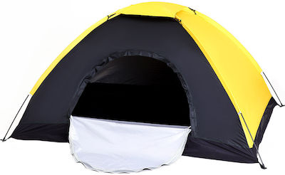 ArteLibre Ko Lipe Yellow Igloo Camping Tent for 4 People 200x200x135cm