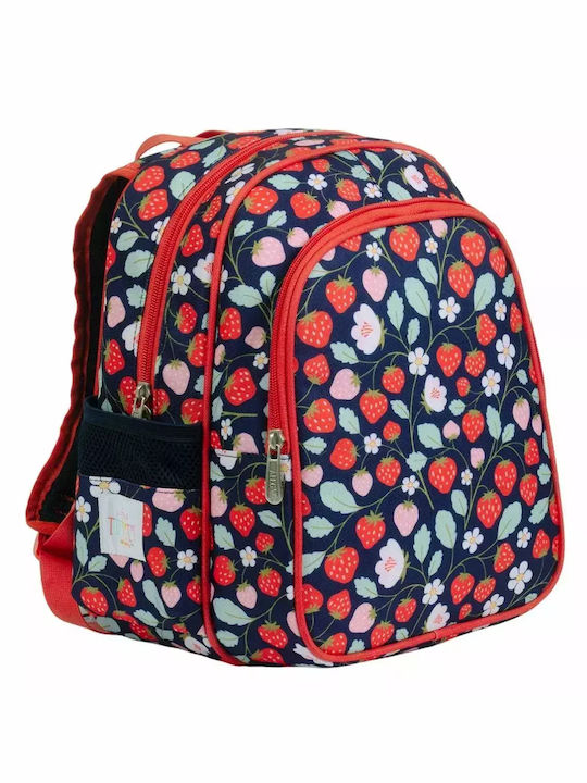 A Little Lovely Company School Bag Backpack Kindergarten in Red color