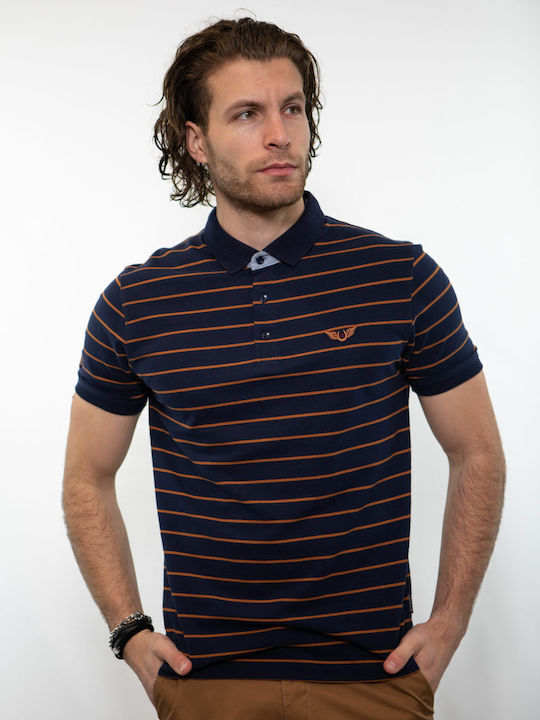 Polo Short Sleeve Blouse Navy Blue