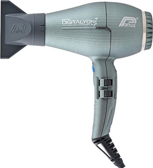 Parlux Digitalyon Magic Sense Ionic Professional Hair Dryer with Diffuser 2400W Glitter Gray