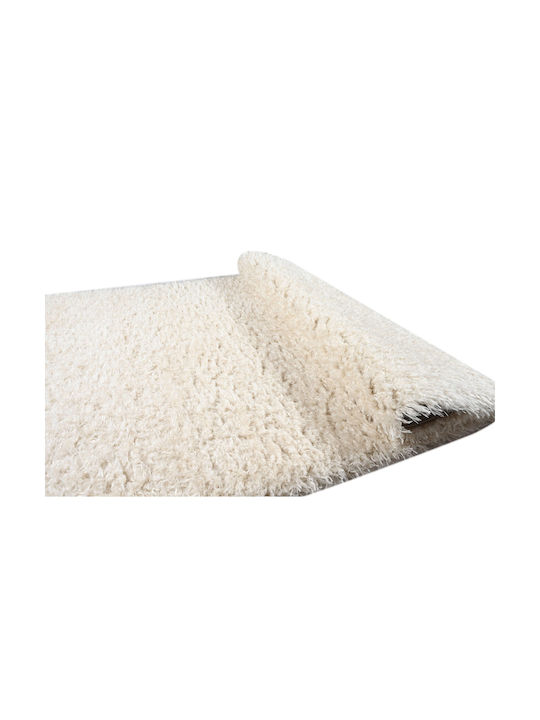 Polcarpet Flokati Rug Rectangular Shaggy 77 Beige Cream