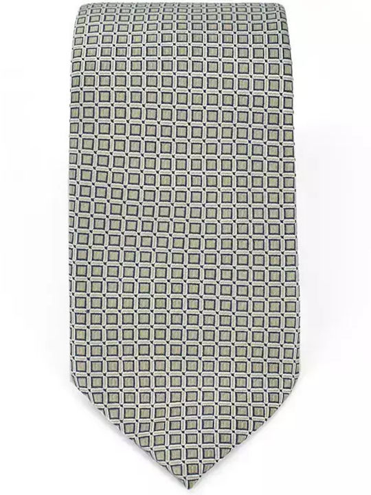 Makis Tselios Fashion Herren Krawatte Monochrom in Beige Farbe