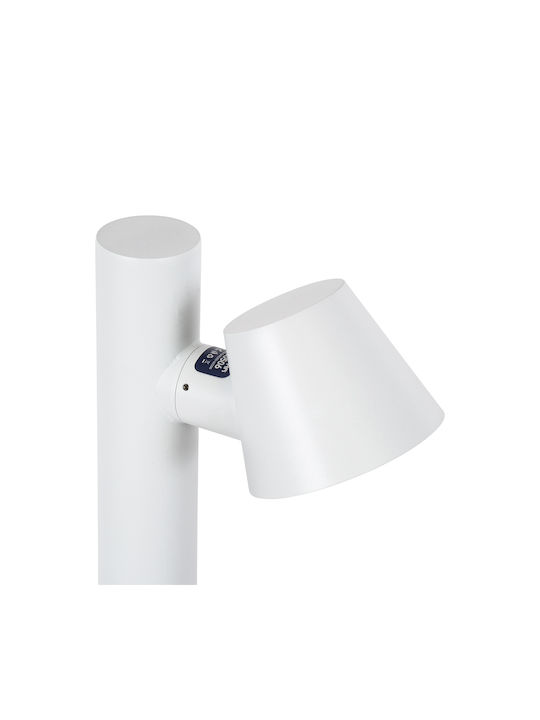 GloboStar GloboStar 60 Outdoor Floor Lamp LED 7W with Warm White Light IP65 White