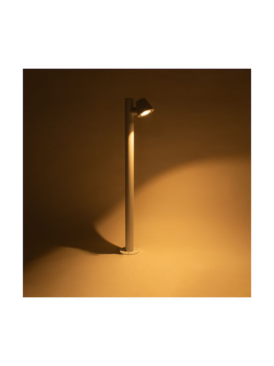 GloboStar GloboStar 60 Outdoor Floor Lamp LED 7W with Warm White Light IP65 White
