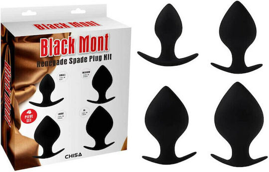 Chisa Novelties Black Mont Renegade Spade Plug Kit Anale Plugs Elektrische Gitarren Black 12.9cm