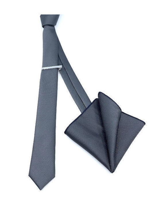 Legend Accessories Herren Krawatten Set Monochrom in Gray Farbe