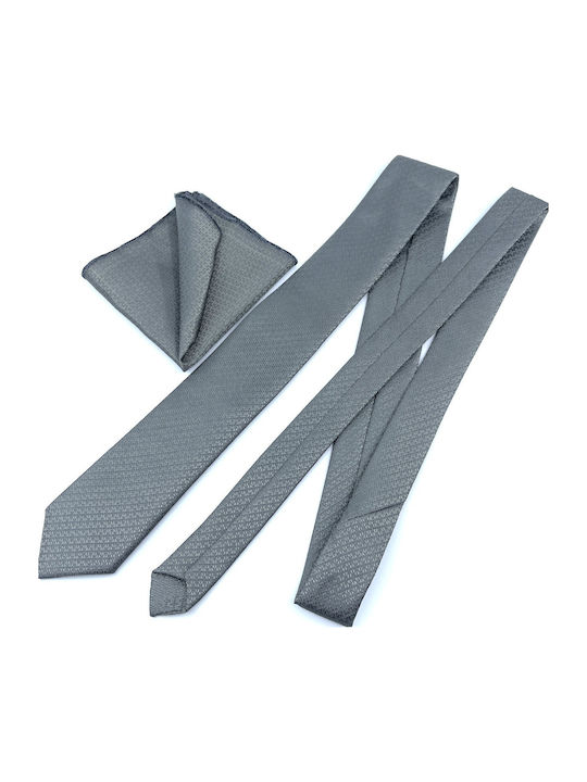 Legend Accessories Herren Krawatten Set Monochrom in Gray Farbe