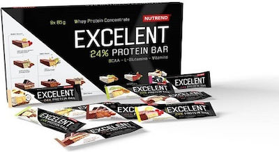 Nutrend Excelent Riegel mit 25% Protein & Geschmack Marzipan Mandeln 85gr