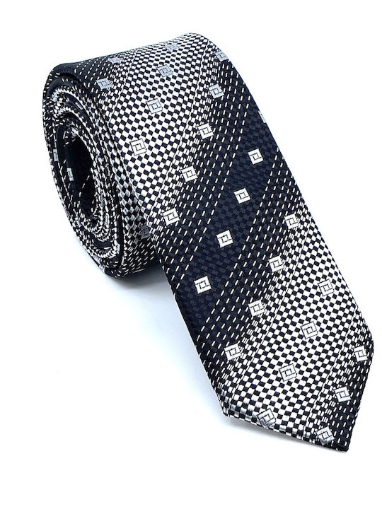 Legend Accessories Herren Krawatten Set Gedruckt in Silber Farbe
