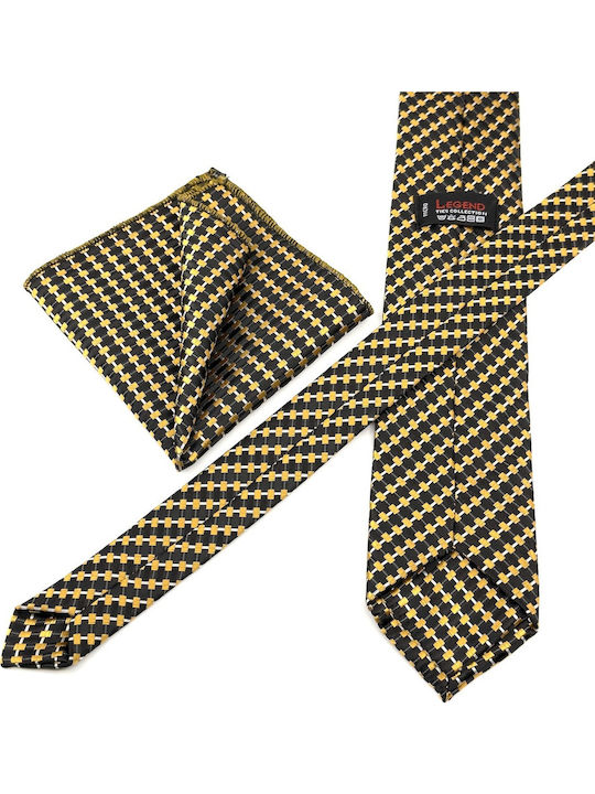 Legend Accessories Men's Tie Set Printed Yellow