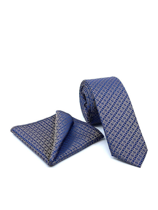 Legend Accessories Ανδρική Γραβάτα Μονόχρωμη σε Μπλε Χρώμα