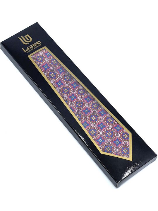 Legend Accessories Ανδρική Γραβάτα Μεταξωτή με Σχέδια