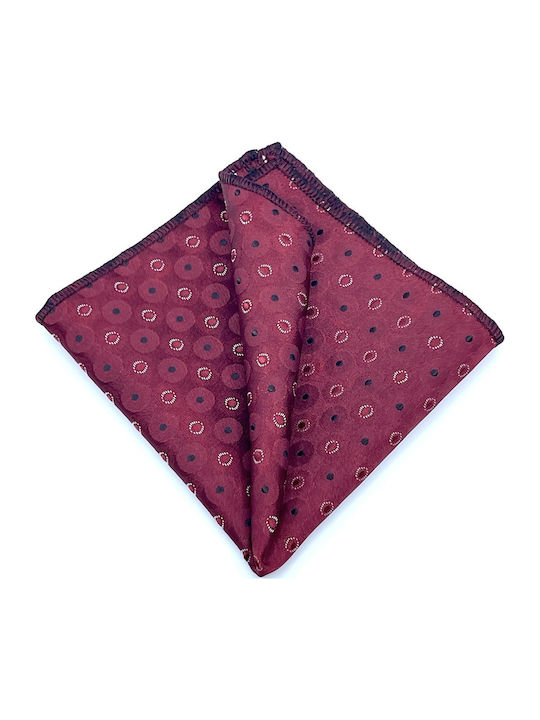 Legend Accessories Men's Tie Set Printed Burgundy