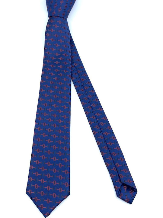 Legend Accessories Herren Krawatten Set Gedruckt in Blau Farbe