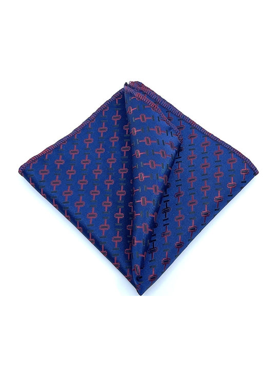 Legend Accessories Herren Krawatten Set Gedruckt in Blau Farbe