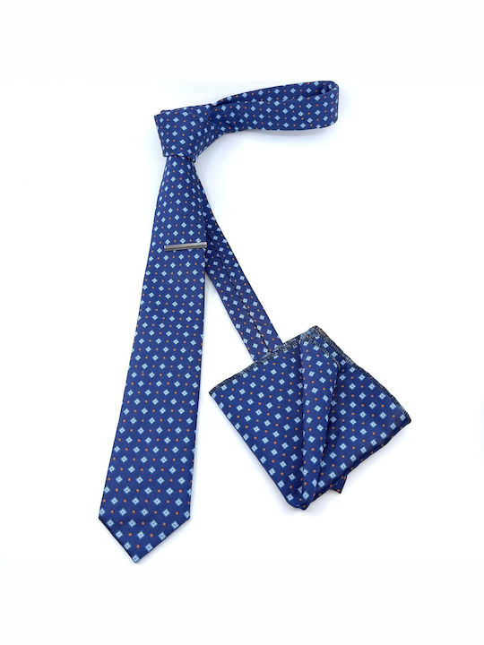 Legend Accessories Men's Tie Set Printed Blue