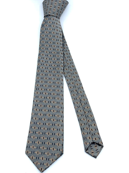 Legend Accessories Herren Krawatten Set Gedruckt in Gray Farbe