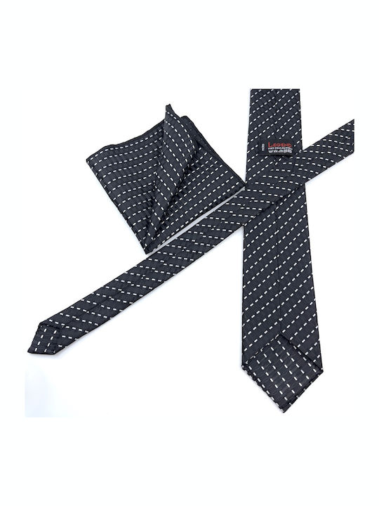 Legend Accessories Men's Tie Set Printed in Black Color