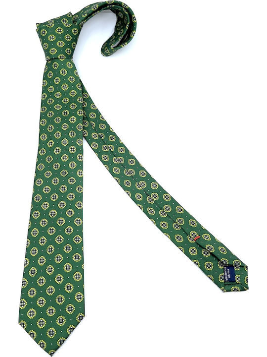 Legend Accessories Silk Men's Tie Printed Green