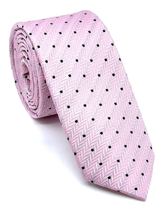 Legend Accessories Herren Krawatten Set Gedruckt in Rosa Farbe