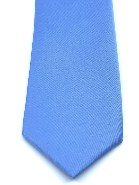 Legend Accessories Σετ Ανδρικής Γραβάτας Μονόχρωμη σε Μπλε Χρώμα