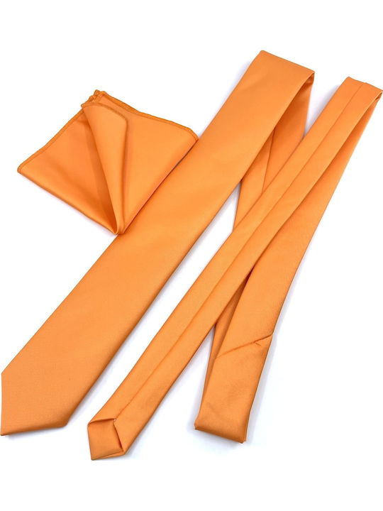 Legend Accessories Men's Tie Set Monochrome Orange