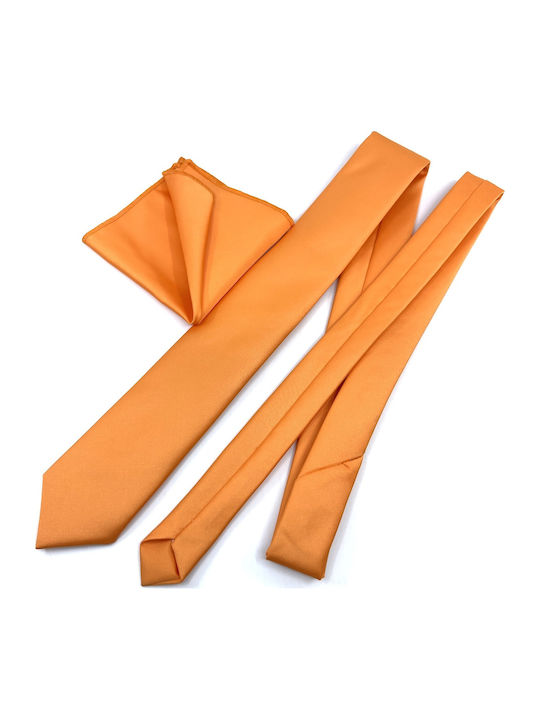 Legend Accessories Men's Tie Set Monochrome Orange