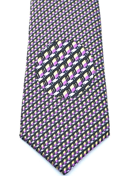 Legend Accessories Cravată pentru Bărbați Monocromie în Culorea Violet