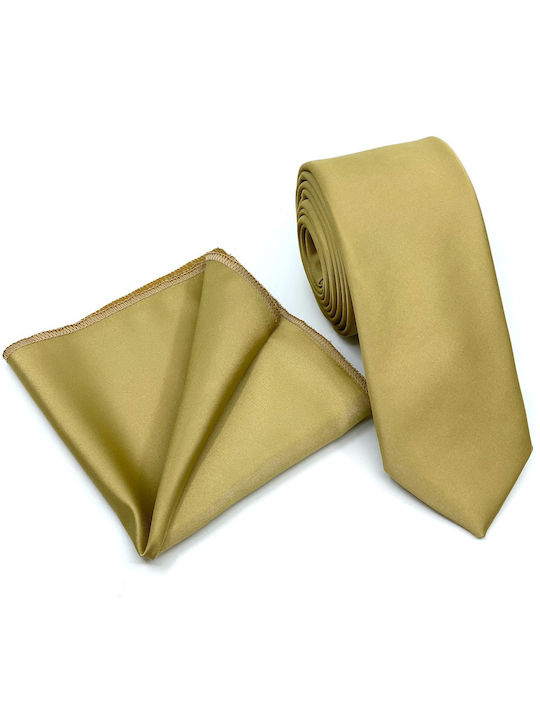 Legend Accessories Men's Tie Set Monochrome Gold